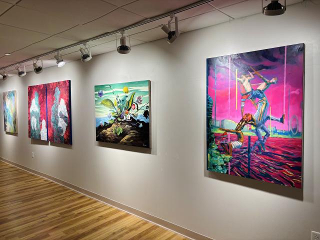 Showcased art in the Root/Signal Exhibition in the Arno Maris Gallery.